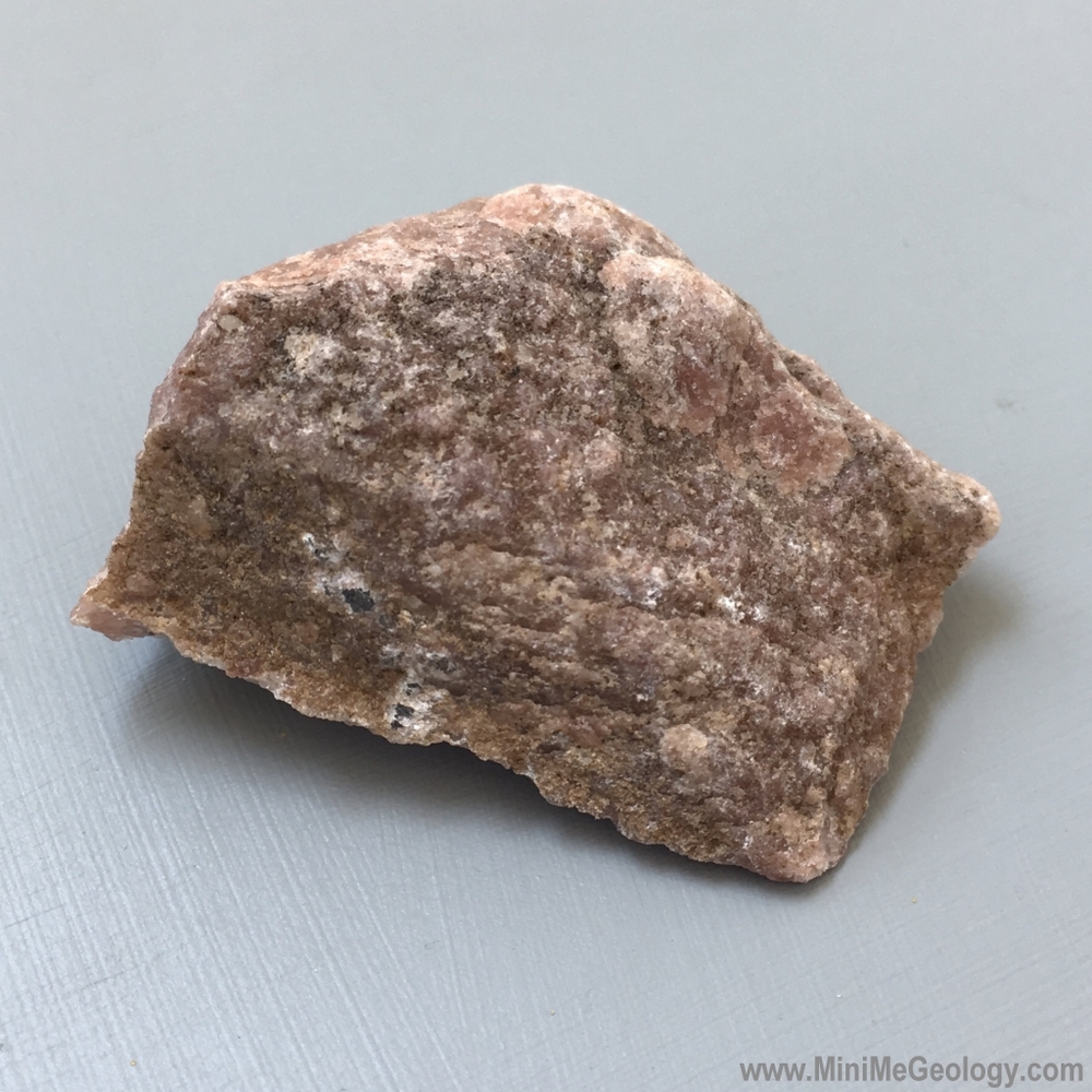 hoy desierto Cerebro Pink Quartzite Metamorphic Rock - Mini Me Geology
