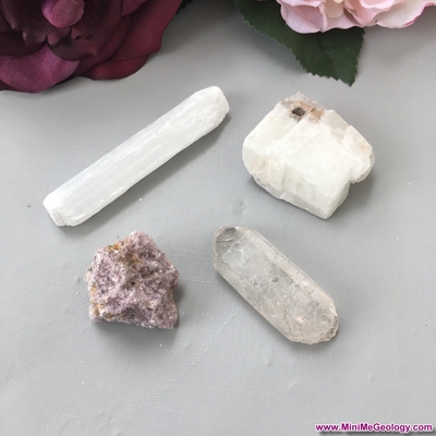 Crown Chakra Natural Healing Crystal Bundle (7th Chakra) | Metaphysical Chakra Stones