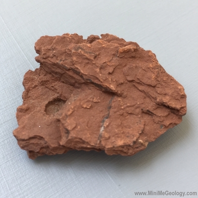 Red Shale Sedimentary Rock - Mini Me Geology