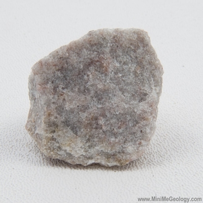 White Gray Quartzite Metamorphic Rock - Mini Me Geology